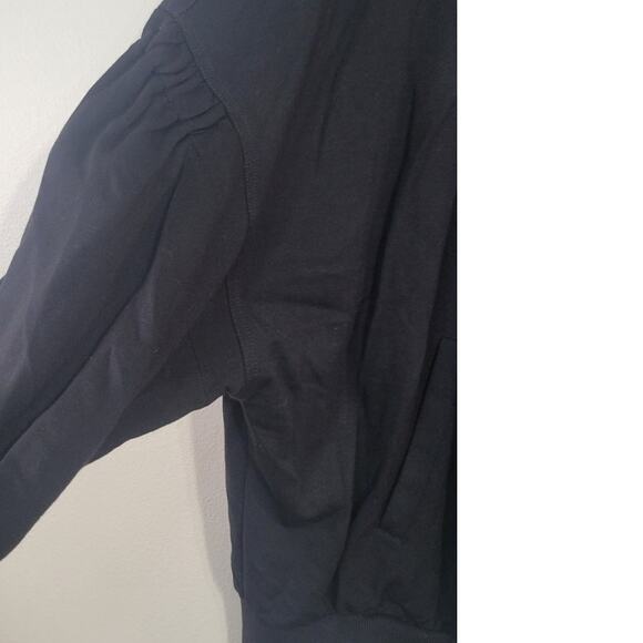 CAbi Sweatshirt Womens Large Goth Biker Witchy Zip Up Balloon Sleeves Sweatshirt - Picture 5 of 9